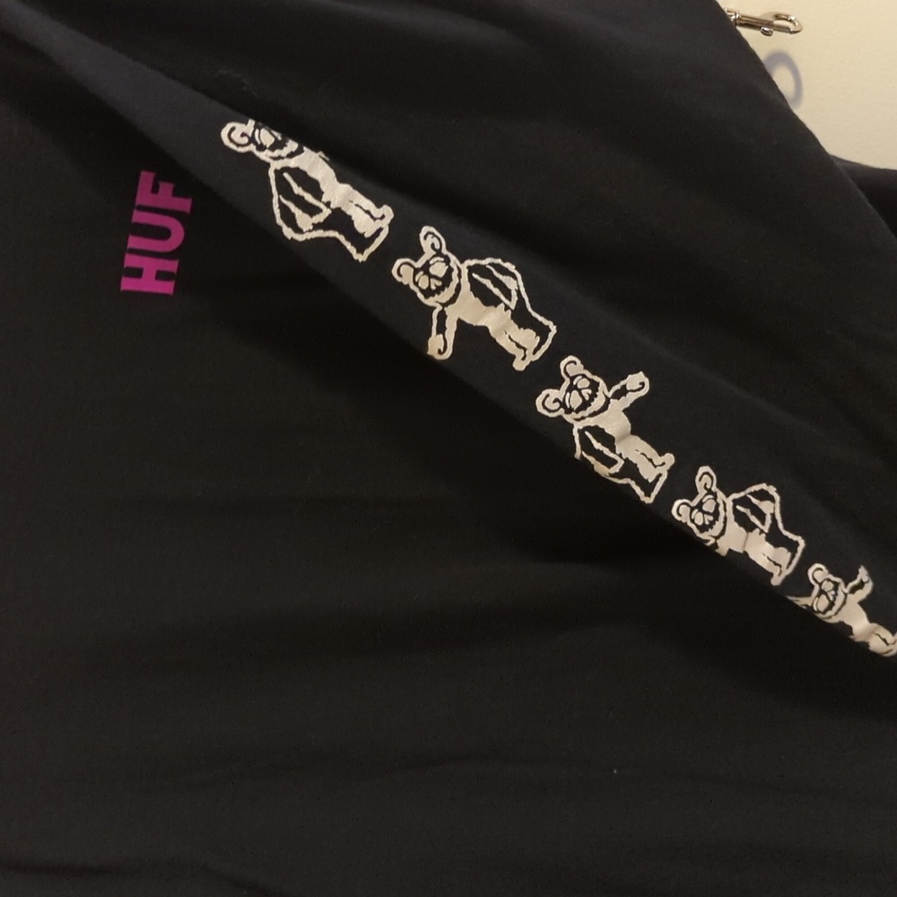 HUF UV reactive bears shirt